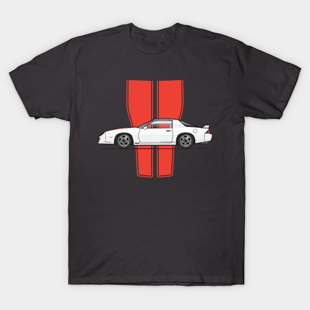 white and red 25th anniversary edition T-Shirt by JRCustoms44